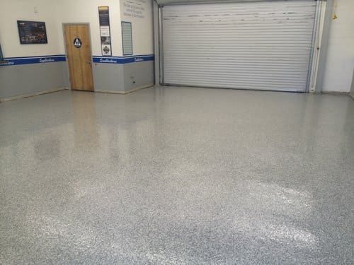 Garage floor, full-broadcast chip system — Garage Floors — photo 6