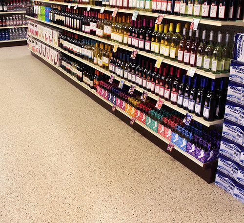Commercial floor, chip system — Commercial — photo 7