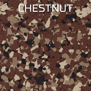 Chestnut chip blend swatch